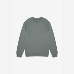 Sweat-shirt à manches raglan pour homme de qualité supérieure, chaud pour l'hiver, manches longues, couleur unie, style streetwear, 100% coton molleton - Product Image 5