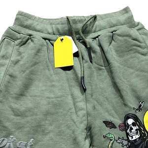 Pantalones cortos personalizados de alta calidad para hombre, pantalones cortos de algodón con estampado de farol, ropa de calle informal para entrenamiento, gimnasio, con patrón sólido 3D sublimado - Product Image 4