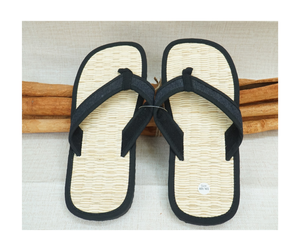 Exportateur du Vietnam Pantoufles en jonc de mer faites à la main Jacinthe d'eau naturelle Pantoufles écologiques pour Spa Hotel Resort Home Supply - Product Image 3