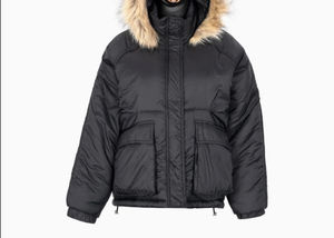 Women's Black <b>Fur</b> HoodieCustom <b>Hoodie</b> Manufacturer | Breathable Polyester Fabric | Hooded Sweatshirts for Men & Women - Product Image 3