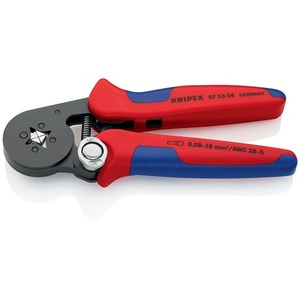 KNIPEX Steel Industrial Grade <b>Wire</b> End <b>Crimping</b> Pliers Burnished Multi-Component Grips 180mm Overall Length 0.08-16mm (AWG - Product Image 3