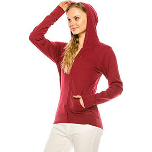 Ensemble de chandails à capuche unisexe avec fermeture éclair pour femmes, vente en gros, OEM - Product Image 5