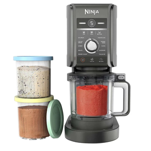 Mejor valorado Ninja CREAMi Deluxe Ice Cream Maker Postre congelado Gelato Sorbet Yogurt Slushi Milkshake Machine 10 Funciones Plata - Product Image 3