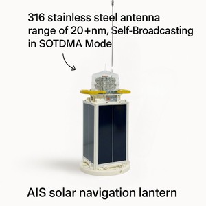 IALA Solar Marine Lanterns P68 Luz de navegación LED impermeable con función AIS para boyas Beacons Boats - Product Image 2