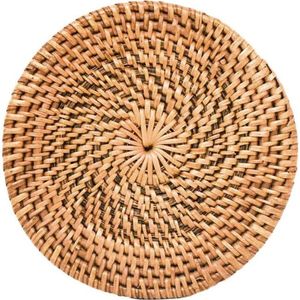 Sets de table en rotin tissés à la main, décoration de table en osier, sets de table brodés, vaisselle écologique, vente en gros en provenance d'Inde disponible - Product Image 3