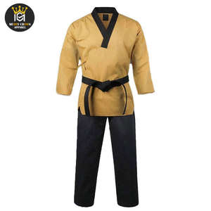 Uniformes de Taekwondo para hombre y mujer, uniformes cómodos de algodón suave jiu jitsu, kimono de Taekwondo, trajes de lucha, Unisex - Product Image 1