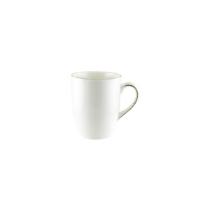 Mug en porcelaine conique rétro Bonna Olive 330 cc, motif uni, mug moderne pour café et thé - Product Image 1