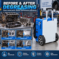 Machine de dégraissage au laser pulsé pour pièces de moteur, système de nettoyage de surface industriel portable pour l'élimination de l'huile et de la graisse