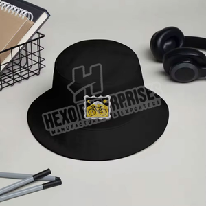 Sombreros de cubo de algodón de color puro de secado rápido Sombreros de cubo de algodón de color personalizados ligeros Sombreros de cubo de precio de fábrica de MOQ bajo - Product Image 5