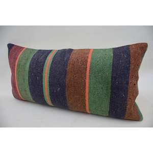 หมอนขนสัตว์หลากสีลายวินเทจ12X24นิ้วเทคนิคการเย็บปะติดปะต่อกันของ Kantha - Product Image 3