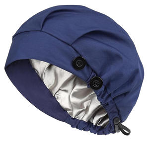 Chapeau de gommage avec tissu anti-transpiration intégré et boutons de protection des oreilles personnalisables pour les cliniques hospitalières et les travailleurs de la santé - Product Image 1