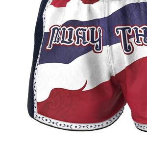 Pantalones Cortos de Artes Marciales Mixtas (MMA) y Muay Thai, de Secado Rápido, Ligeros, Transpirables, con Impresión de Logotipo Personalizado, Tela Satén, Unisex, Gran Venta - Product Image 3