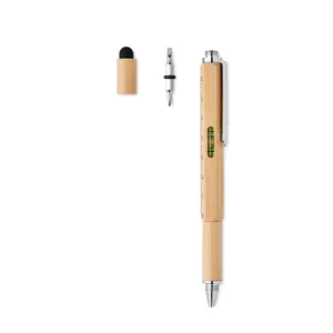 TOOLBAM Penna Livellatrice Multifunzione in Bambù, Gadget Personalizzati - Product Image 6