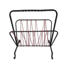 ที่ใส่เอกสารแบบลวดโลหะสีดำ สำหรับจัดระเบียบเอกสารบนโต๊ะทำงาน เหมาะสำหรับใช้ในบ้าน สำนักงาน โรงเรียน ชั้นวางนิตยสาร - Product Image 2