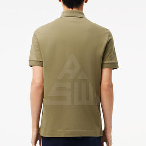 T-shirt pour homme en maille unie de qualité supérieure, respirant, à séchage rapide, en tissu élasthanne/polyester, manches courtes pour un confort quotidien - Product Image 3