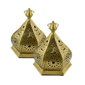 Handmade Premium Quality Silver Metal <b>Tealight</b> <b>Candle</b> Holder Fancy Design Indian Style Two Set for Christmas Occasions - Product Image 2