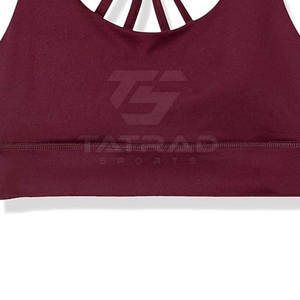 Sujetador Deportivo Cómodo para Mujer, Disponible en Existencia, Nuevo Diseño, Transpirable, de Secado Rápido, con Logotipo Frontal, Soporte Ligero - Product Image 6