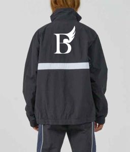 Veste de football coupe-vent OEM avec logo personnalisé survêtement de jogging réfléchissant pour hommes survêtement coupe-vent pour hommes veste de football en nylon - Product Image 6