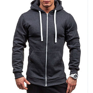 Sudadera con Capucha y Cremallera para Hombre, Chaqueta Informal para Gimnasio, Abrigo con Capucha, Prenda Exterior, Sudadera con Diseño Personalizado Estampado - Product Image 3