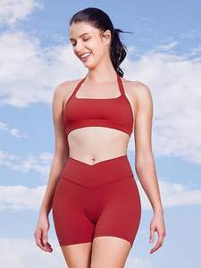 LULUL3M_ON Lined shorts Women with Pockets -Warm <b>Winter</b> Yoga Pants for Women Thermal <b>Running</b> Workout <b>Leggings</b> - Product Image 4