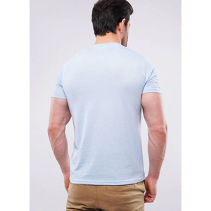 T-shirt personnalisé en polyester vente en gros vierge hommes marque en vrac poids lourd 100% coton biologique unisexe qualité noir t-shirt respirant - Product Image 3