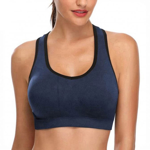 Women's High Support Seamless Sports <b>Bra</b> Custom Logo Printing High Quality Gym Fitness Wear Light Weight Summer Wear XS Yoga - Product Image 3