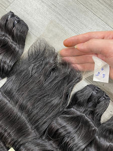 Meilleure vente 360 pleine pour perruque frontale en dentelle Extensions de cheveux Remy vierges du Vietnam avec HD transparent pour perruque de la plus haute qualité - Product Image 3