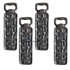 Abrebotellas de vino y cerveza de color gris fundido de aluminio de calidad superior personalizado de la India - Product Image 1