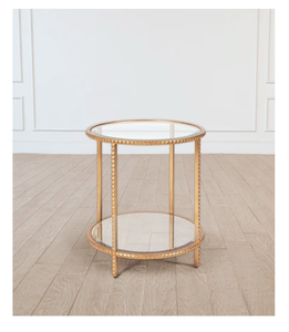 Table d'appoint de luxe pour meubles de maison Table d'appoint en métal rangement décoratif salon décoration de la maison vente en gros fabricant exportateur - Product Image 2