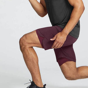 กางเกงขาสั้นออกกำลังกายของผู้ชายผ้าฝ้าย100% ทรงสลิมฟิตและระบายอากาศได้ดีดีไซน์ใหม่ขนาดพลัสไซส์ทรงหลวม - Product Image 5