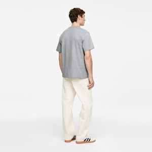 T-Shirt New Washed Sun Faded T-shirts Loose Fit Short Sleeve Knitted Fabric - Product Image 3