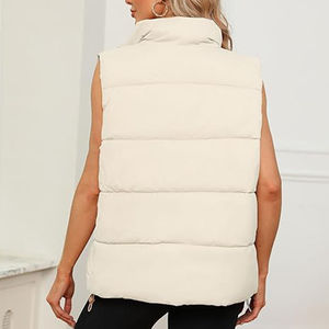 Chaleco acolchado de alta demanda para mujer, chaqueta de invierno para acampar al aire libre, 3 niveles de calor, calentador de cuerpo cálido, chaqueta acolchada para mujer, chaleco - Product Image 4