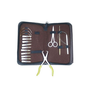 Kit d'outils d'extension de cheveux personnalisés de haute qualité Petite pince à ciseaux exceptionnelle avec pinces à outils à boucle pour une utilisation en salon Achat parfait - Product Image 2