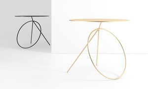 Mesa de centro tradicional de metal en forma de O para sala de estar y dormitorio, muebles para el hogar de uso general por WB INC India - Product Image 3