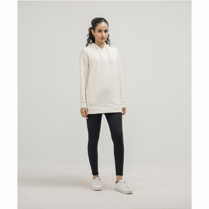 Sweat-shirts personnalisés 100 % coton pour femmes 2025 – Respirants, écologiques, séchage rapide, pour l'hiver, décontractés, avec col à capuche et logo frontal - Product Image 5