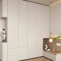 Armoires en bois modernes sur mesure avec bureaux et bibliothèques pour la chambre à coucher, meubles pour la maison, l'hôtel, la villa