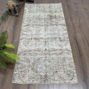 Alfombra de 3x6 pies, Alfombra Turca Decorativa, Alfombra Oriental Gris - Product Image 1