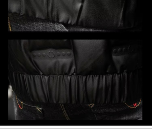 Blouson Bomber en Coton Épais pour Homme – Tendance, Col Montant, Brillant, Chaud, Logo Frontal, Capuche Respirante et Coupe-Vent - Product Image 6