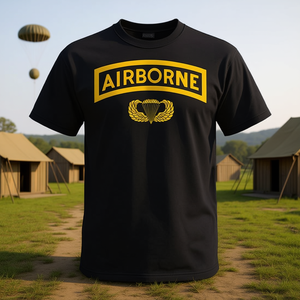 Camiseta Vintage de Paracaidista Veterano Aéreo para Papá, Idea de Regalo Promocional Premium - Product Image 3