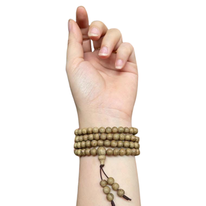 Vietnam 108 Buda cuentas incienso pinchos 6,8mm Vintage madera joyería pulsera para hombres mujeres parejas agua hundimiento Agarwood - Product Image 4