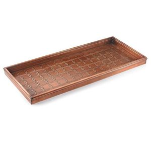 Bandeja de metal con asas de la mejor calidad, bandeja para servir té y café de diseño único para la bandeja de decoración de la Mesa del hotel en casa - Product Image 4