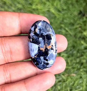 หินปาล์มเพียทเทอร์ไซต์คริสตัลหินกึ่งมีค่าบำบัดทำด้วยมือเพชรเรียบน่าพิศวงอัญมณีปาล์ม - Product Image 1