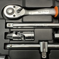 Ensemble d'outils à main professionnels de 62 pièces, matériau CR-V, métrique, carré, hexagonal, bricolage, OEM, perceuse électrique sans fil, kit d'outils pour la réparation automobile