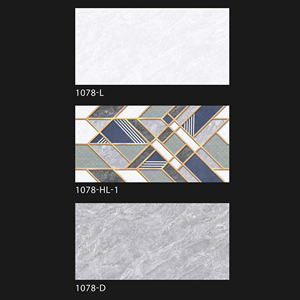 Carreaux muraux brillants de qualité supérieure de 300x600mm Carreaux d'accent d'intérieur de conception numérique à la mode Villa Hôtel Appartement Adhésif facile - Product Image 1