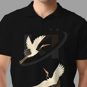 Bajo Moq Humedad Absorbe Polo Camiseta Bajo Moq Manga Corta Bordado Polo Camisetas Color Liso Bordado Polo Camiseta - Product Image 3