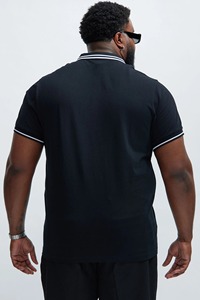 Polo de verano de moda para hombre, Color sólido, cuello de solapa, bolsillo de Color, manga corta, Polo de Golf, Polo de oficina - Product Image 6