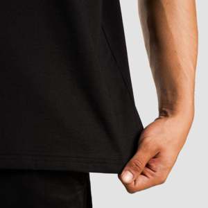 Haut de sport GAI Active (noir) léger et performant avec étiquette personnalisée imprimée à l'écran, motif uni pour l'exercice - Product Image 5