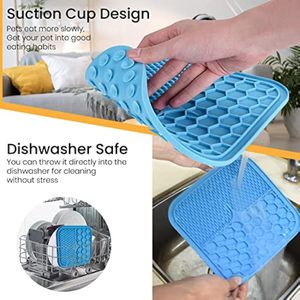 HILIM Wholesale Silicone Cat and <b>Dog</b> Licking <b>Mat</b> BPA Free Non Slip <b>Feeding</b> Pad Dishwasher Safe Slow Feeder Calming Solution - Product Image 6