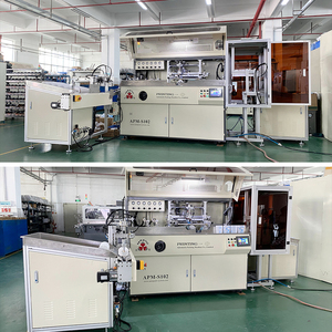 Automatic single color screen printing machine for plastic cups bottles screen printing