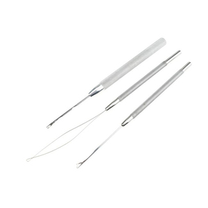 Kit de herramientas para extensiones de cabello con alicates para microanillos, 4 piezas, incluye peine para separar el cabello, aguja de tracción y aguja de bucle para extensiones de cabello. - Product Image 6